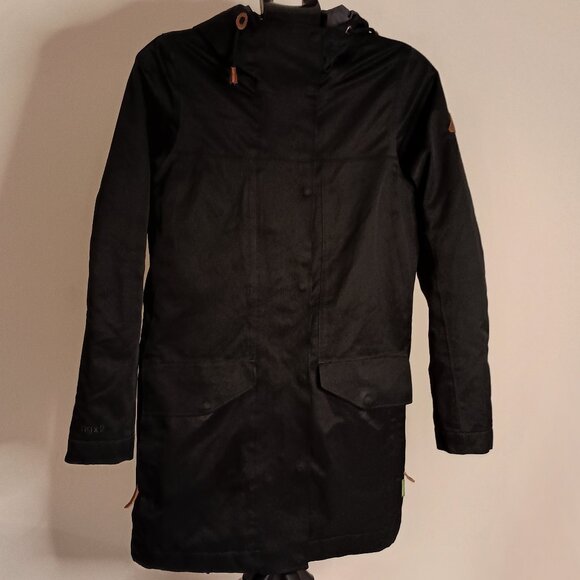 Kathmandu NGX2 Waterproof Black Rain Coat Women’s Size M EUC - Picture 16 of 16